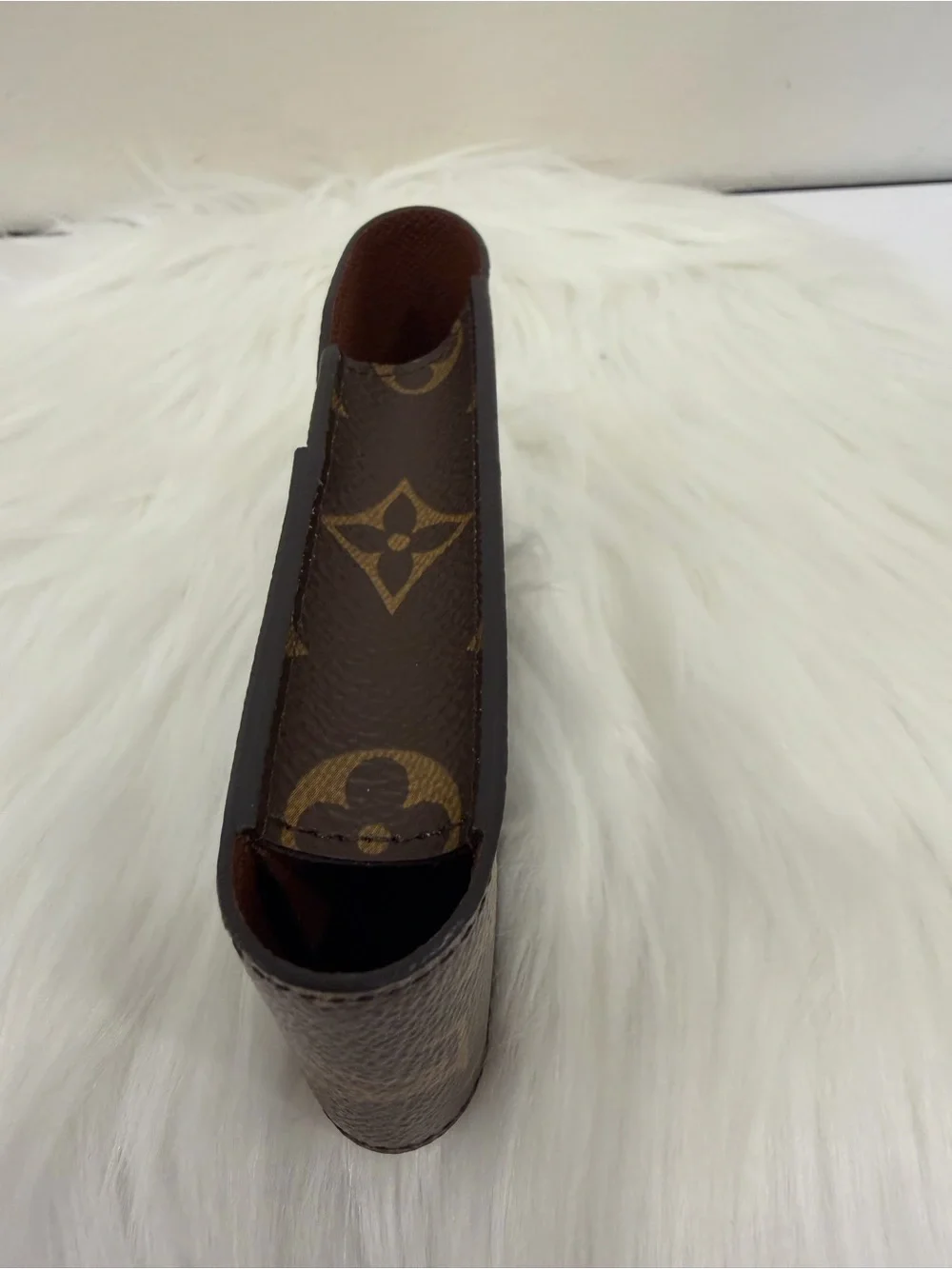 Louis Vuitton Monogram Canvas Phone Case in Brown and Gold